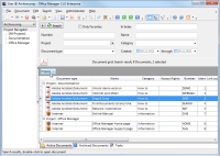 Grouped document grid