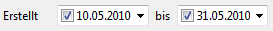 Erstellt im Zeitraum