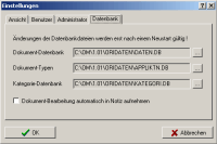 DeskTop Manager 97: Screenshot der Programmeinstellungen