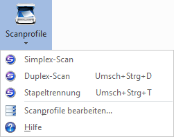 ScanSnap-Profile im DMS nutzen