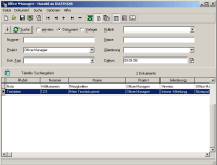 Office Manager 2.0: Screenshot des Hauptfenster
