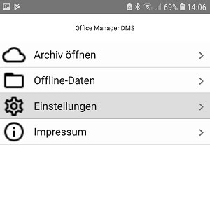 Standarddarstellung des Betriebssystems