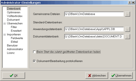 Optionen-Datenbank