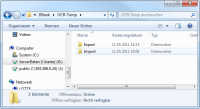 OCR-Verzeichnisse Import und Export