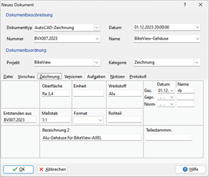 Neue AutoCAD-Zeichnung erstellen